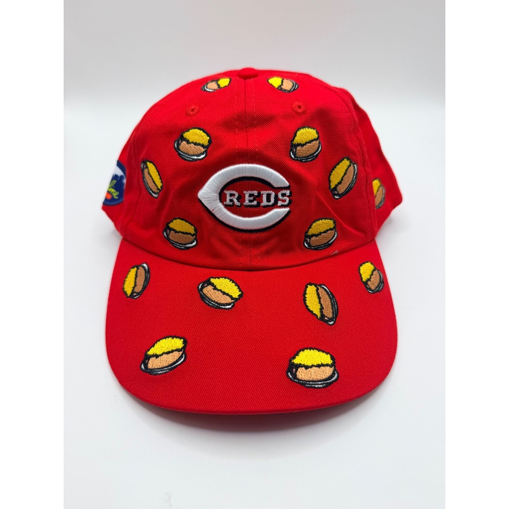 BDA Cincinnati Reds Skyline Chili Coneys Baseball Hat Adult OSFM Red
